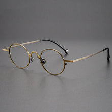 Load image into Gallery viewer, Handmade Round Titanium Glasses Frame for Men High-Grade Eyewear Women Metal Optical Prescription Glasses