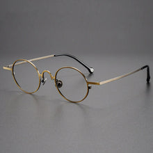Load image into Gallery viewer, Handmade Round Titanium Glasses Frame for Men High-Grade Eyewear Women Metal Optical Prescription Glasses