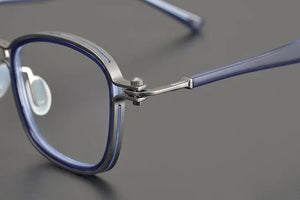 Personalized   Brand Acetate Titanium Glasses Men Square Original Quality Frame Spectacles Eyeglasses Women Eyewear