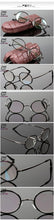 Carica l&#39;immagine nel visualizzatore di Gallery, = CLARA VIDA = classic Retro round Reading glasses high-quality alloy black luxury frame with case  +1 +1.5 +2 +2.5 +3 +3.5 +4