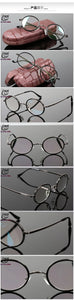 = CLARA VIDA = classic Retro round Reading glasses high-quality alloy black luxury frame with case  +1 +1.5 +2 +2.5 +3 +3.5 +4