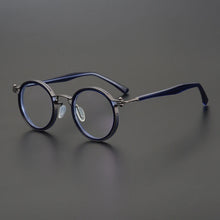 Load image into Gallery viewer, Vintage Round Acetate Titanium Glasses Frame Men Retro Ultra Light Handmade Eyeglasses Frame Women Designer Luxury Brand Eyewear