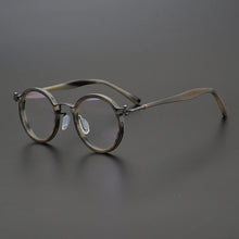 Load image into Gallery viewer, Vintage Round Acetate Titanium Glasses Frame Men Retro Ultra Light Handmade Eyeglasses Frame Women Designer Luxury Brand Eyewear