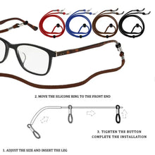 Carica l&#39;immagine nel visualizzatore di Gallery, High Elasticity Sunglasses Lanyard Strap Necklace Eyeglass Glasses Chain Cord Reading Glasses Strap Decoration