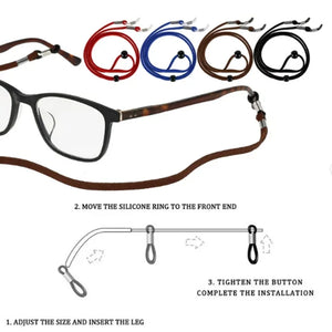 High Elasticity Sunglasses Lanyard Strap Necklace Eyeglass Glasses Chain Cord Reading Glasses Strap Decoration