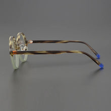 Load image into Gallery viewer, Acetate Glasses frame Women Round Mixed Color Men Retro Optical Prescription Eyewear Lady Myopia Reading Eyewear
