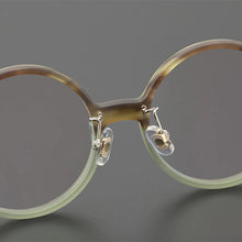 Load image into Gallery viewer, Acetate Glasses frame Women Round Mixed Color Men Retro Optical Prescription Eyewear Lady Myopia Reading Eyewear