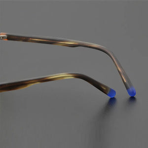 Acetate Glasses frame Women Round Mixed Color Men Retro Optical Prescription Eyewear Lady Myopia Reading Eyewear