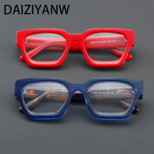 Load image into Gallery viewer, Acetate Optical Spectacle Frame Women Square Glasses Frame Men Wide Leg Glasses Frame