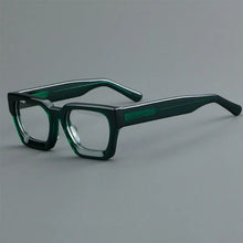 Load image into Gallery viewer, Acetate Optical Spectacle Frame Women Square Glasses Frame Men Wide Leg Glasses Frame