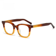 Load image into Gallery viewer, Acetate Square Eyeglasses Frame for Men Women Vintage Optical Glasses Frames Gradient Prescription Eyewear