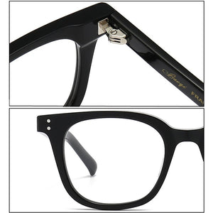 Acetate Square Eyeglasses Frame for Men Women Vintage Optical Glasses Frames Gradient Prescription Eyewear
