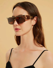 Carica l&#39;immagine nel visualizzatore di Gallery, Brand   Designer Gold Men&#39;S And Women&#39;S Universal  Sunglasses Driving Uv Resistant Uv400