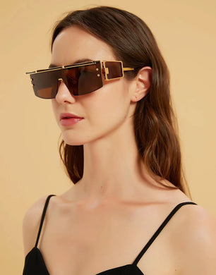 Brand   Designer Gold Men'S And Women'S Universal  Sunglasses Driving Uv Resistant Uv400