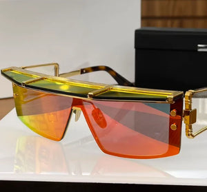 Brand   Designer Gold Men'S And Women'S Universal  Sunglasses Driving Uv Resistant Uv400