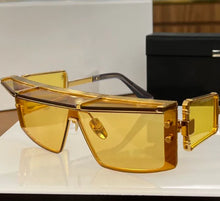Carica l&#39;immagine nel visualizzatore di Gallery, Brand   Designer Gold Men&#39;S And Women&#39;S Universal  Sunglasses Driving Uv Resistant Uv400