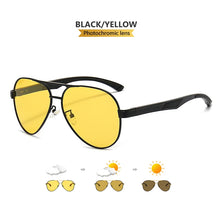 Carica l&#39;immagine nel visualizzatore di Gallery, Day Night Vision Glasses For Driving Pilot Sunglasses Polarized Men Women Anti-Glare Goggles gafas de sol hombre