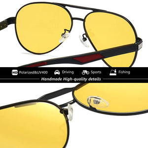 Day Night Vision Glasses For Driving Pilot Sunglasses Polarized Men Women Anti-Glare Goggles gafas de sol hombre