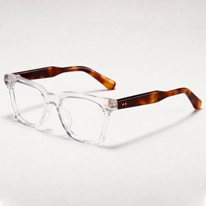 High Quality Handmade Acetate Optical Glasses Frame Men Vintage Myopia Prescription Square Eyeglasses Women Eyewear