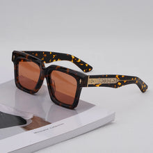Load image into Gallery viewer, JACQUES BELIZE Round Sunglasses Acetate Classical Designer Brand Glasses Men Handmade Prescription Eyeglasses