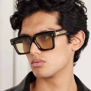 JACQUES BELIZE Round Sunglasses Acetate Classical Designer Brand Glasses Men Handmade Prescription Eyeglasses