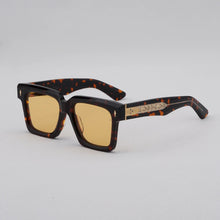 Load image into Gallery viewer, JACQUES BELIZE Round Sunglasses Acetate Classical Designer Brand Glasses Men Handmade Prescription Eyeglasses