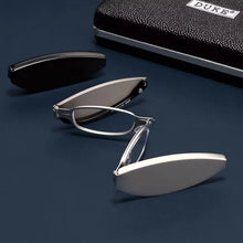 Load image into Gallery viewer, Portable Folding Reading Glasses Men Women Anti-Blue Light Ultra Thin Computer Spectacles With glasses case 1.5