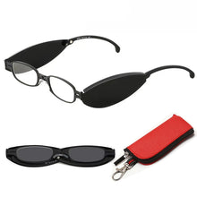Load image into Gallery viewer, Portable Folding Reading Glasses Men Women Anti-Blue Light Ultra Thin Computer Spectacles With glasses case 1.5