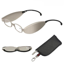 Load image into Gallery viewer, Portable Folding Reading Glasses Men Women Anti-Blue Light Ultra Thin Computer Spectacles With glasses case 1.5