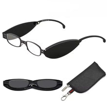 Load image into Gallery viewer, Portable Folding Reading Glasses Men Women Anti-Blue Light Ultra Thin Computer Spectacles With glasses case 1.5