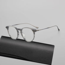 Load image into Gallery viewer, High Quality Retro Round Optical Glasses Frame Men Vintage Titanium Acetate Prescription Eyeglasses Women  Myopia Eyewear