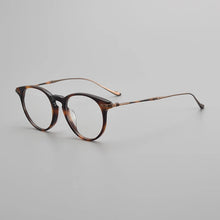 Load image into Gallery viewer, High Quality Retro Round Optical Glasses Frame Men Vintage Titanium Acetate Prescription Eyeglasses Women  Myopia Eyewear