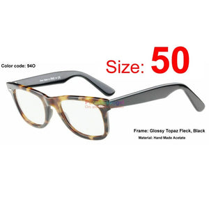 Square style Hand Made Acetate Optic Frame for myopia hyperopia astigmatism Prescription Eyeglasses Sunglasses