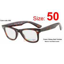 Load image into Gallery viewer, Square style Hand Made Acetate Optic Frame for myopia hyperopia astigmatism Prescription Eyeglasses Sunglasses