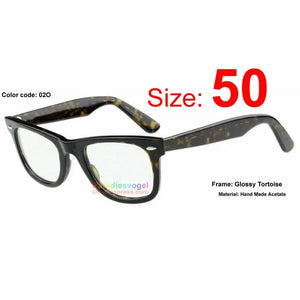 Square style Hand Made Acetate Optic Frame for myopia hyperopia astigmatism Prescription Eyeglasses Sunglasses