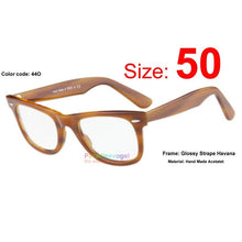 Load image into Gallery viewer, Square style Hand Made Acetate Optic Frame for myopia hyperopia astigmatism Prescription Eyeglasses Sunglasses