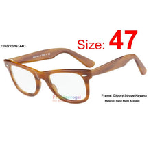 Load image into Gallery viewer, Square style Hand Made Acetate Optic Frame for myopia hyperopia astigmatism Prescription Eyeglasses Sunglasses