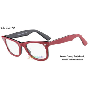 Square style Hand Made Acetate Optic Frame for myopia hyperopia astigmatism Prescription Eyeglasses Sunglasses