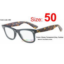 Load image into Gallery viewer, Square style Hand Made Acetate Optic Frame for myopia hyperopia astigmatism Prescription Eyeglasses Sunglasses