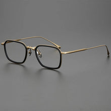 Load image into Gallery viewer, Titanium glasses frame men vintage square optical eyewear Myopia reading women prescription clear eyeglasses