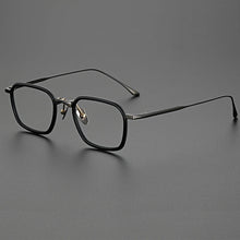 Load image into Gallery viewer, Titanium glasses frame men vintage square optical eyewear Myopia reading women prescription clear eyeglasses