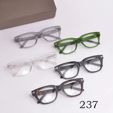 Vintage Acetate Opticla Glasses Frame For Men Big Face Myopia Prescription Eyeglasses Frames Eyewear TF237