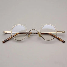 Load image into Gallery viewer, Vintage Round Luxury Pure Titanium Optical Glasses Frames Men Women Fashion Computer Eyeglasses 50330