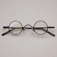 Load image into Gallery viewer, Vintage Round Luxury Pure Titanium Optical Glasses Frames Men Women Fashion Computer Eyeglasses 50330