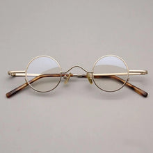 Load image into Gallery viewer, Vintage Round Luxury Pure Titanium Optical Glasses Frames Men Women Fashion Computer Eyeglasses 50330