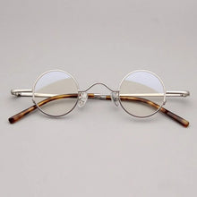Load image into Gallery viewer, Vintage Round Luxury Pure Titanium Optical Glasses Frames Men Women Fashion Computer Eyeglasses 50330