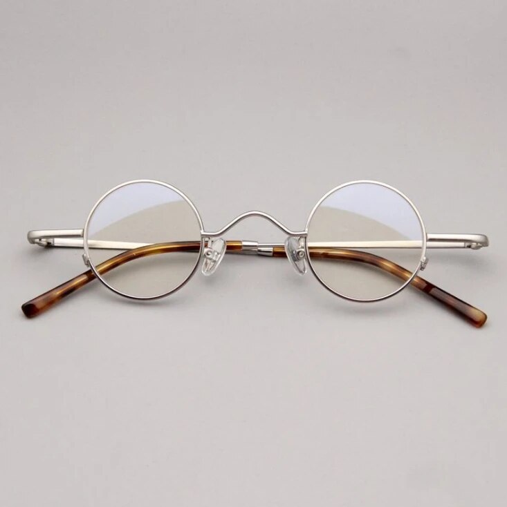 Vintage Round Luxury Pure Titanium Optical Glasses Frames Men Women Fashion Computer Eyeglasses 50330