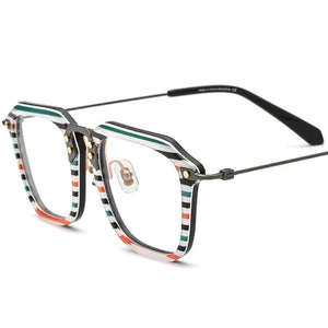 High end  Myopia lens frame Prescription glasses Titanium frame Retro Men's style Optical glasses frame personality