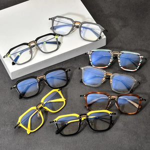 High end  Myopia lens frame Prescription glasses Titanium frame Retro Men's style Optical glasses frame personality