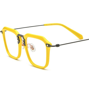 High end  Myopia lens frame Prescription glasses Titanium frame Retro Men's style Optical glasses frame personality